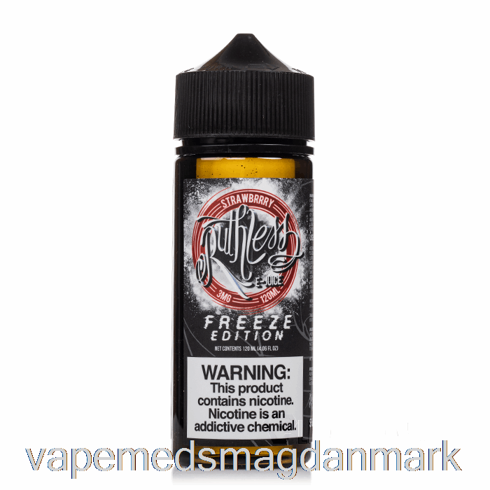 Vape Uden Nikotin Jordbær - Freeze Edition - Hensynsløs Fugtig - 120ml 6mg